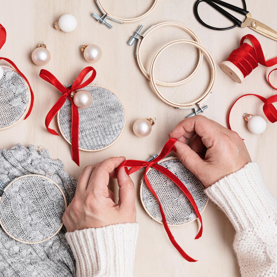 Weihnachtsdeko selber basteln: Tolle Ideen!  BRIGITTE.de