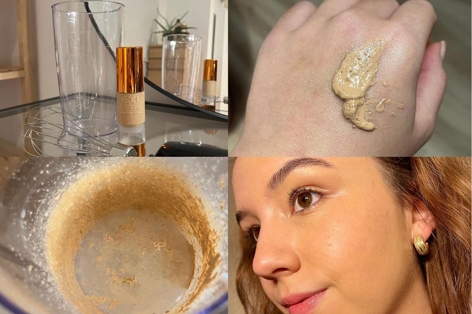 whipped foundation beauty hack test