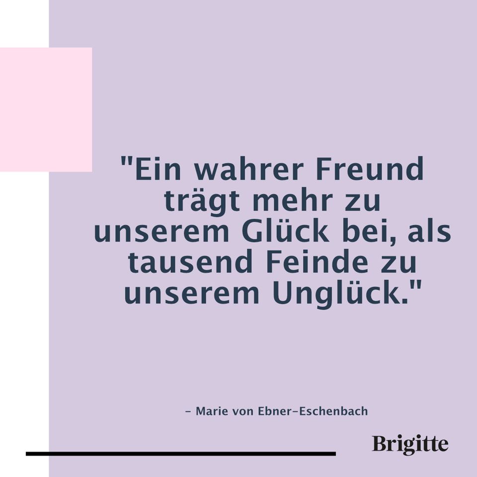 27 berührende Zitate über Freundschaften BRIGITTE.de