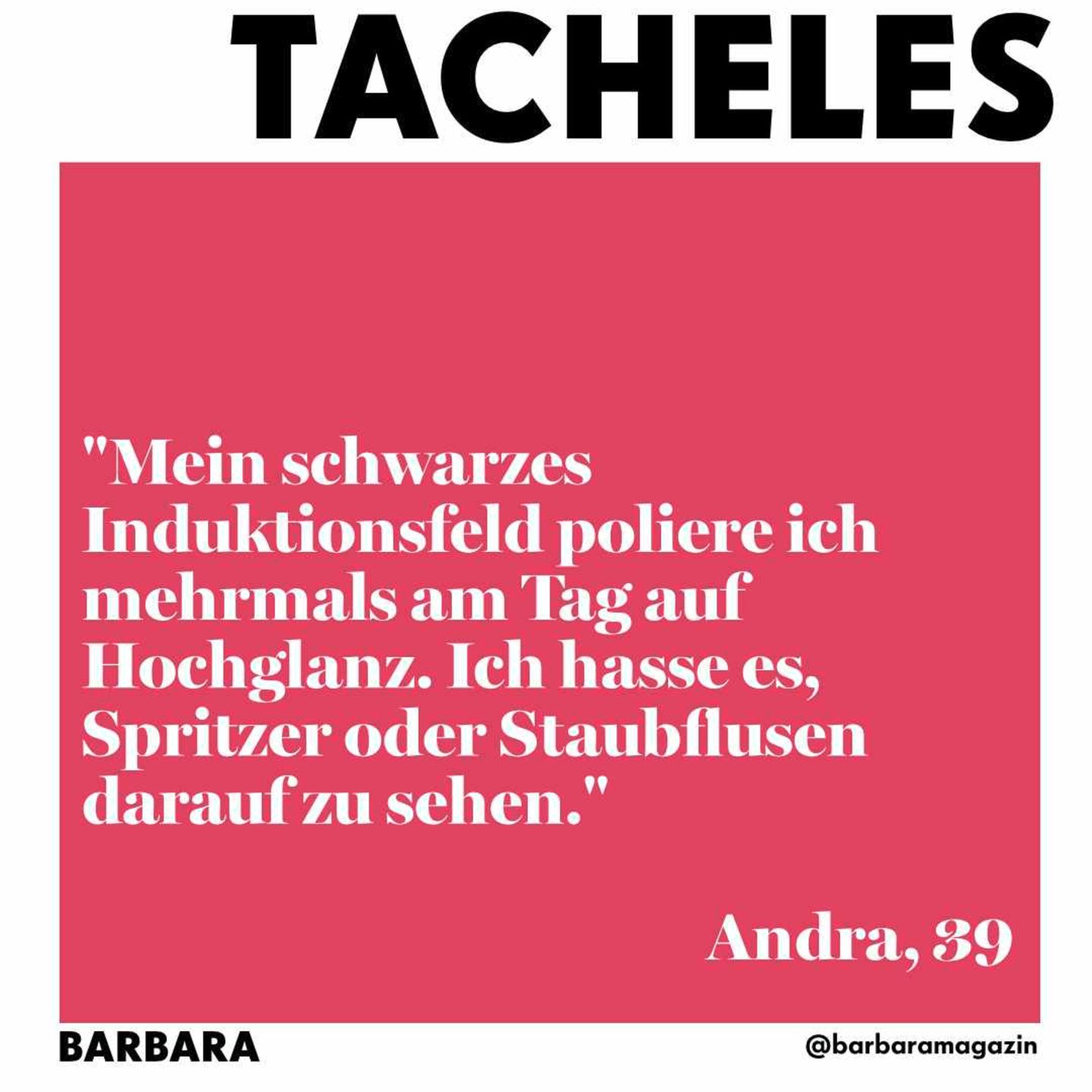 Tacheles Induktionsfeld putzen