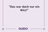 Gefühle absprechen: Witz