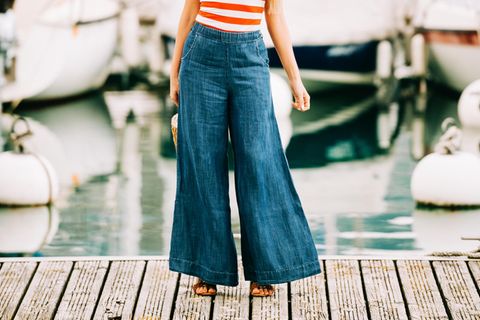 Wide-Leg-Hosen sind total angesagt