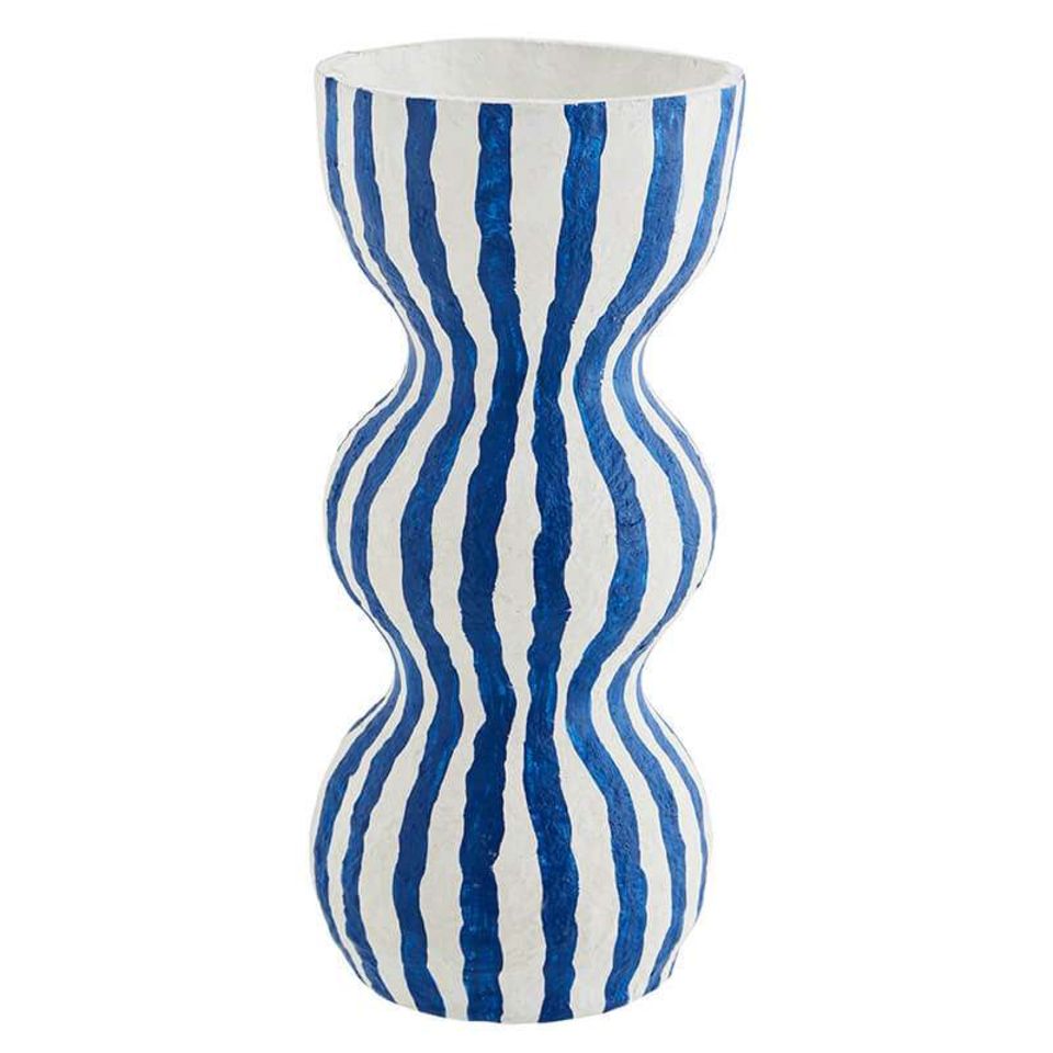 Möbel, Deko & Co: Vase in Streifen-Look von Madam Stoltz