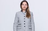 Alesya, 39 Die Social-Media-Managerin ist mit ihrer Tochter, 7, und ihrem Mann, der nicht an die Front musste, aus Irpin geflohen. Sie gingen zu Fuß, da in ihrem Ort alle, die im Auto flüchteten, erschossen wurden.
