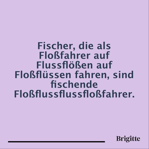 Tag des Zungenbrechers Gehen dir diese Sprüche problemlos über die