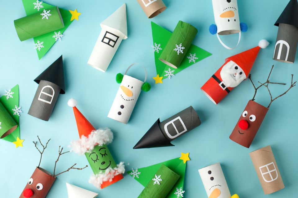 Upcycling-Ideen mit Kindern für Weihnachten