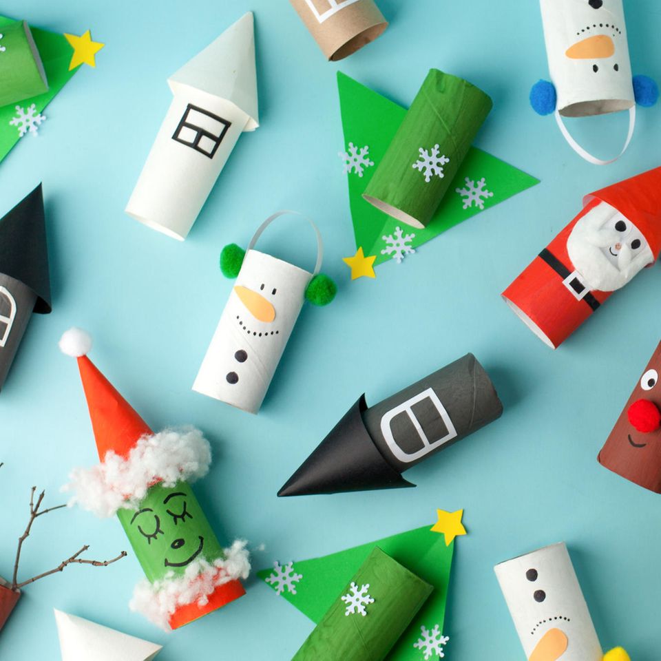 Upcycling-Ideen mit Kindern für Weihnachten