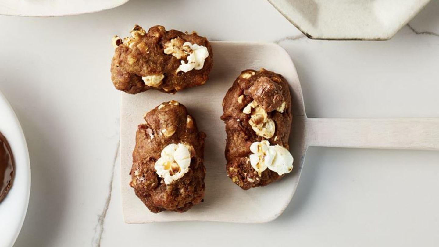 Vegane Cookies mit Popcorn | BRIGITTE.de