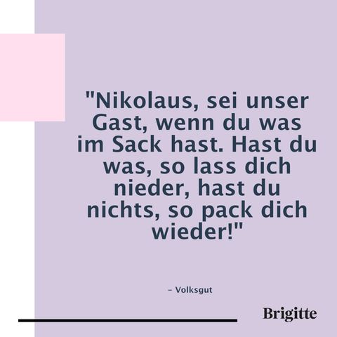 Die 10 schönsten Sprüche zum Nikolaus BRIGITTE.de