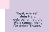 Wenn das Herz gebrochen ist: 12 Zitate bei Liebeskummer