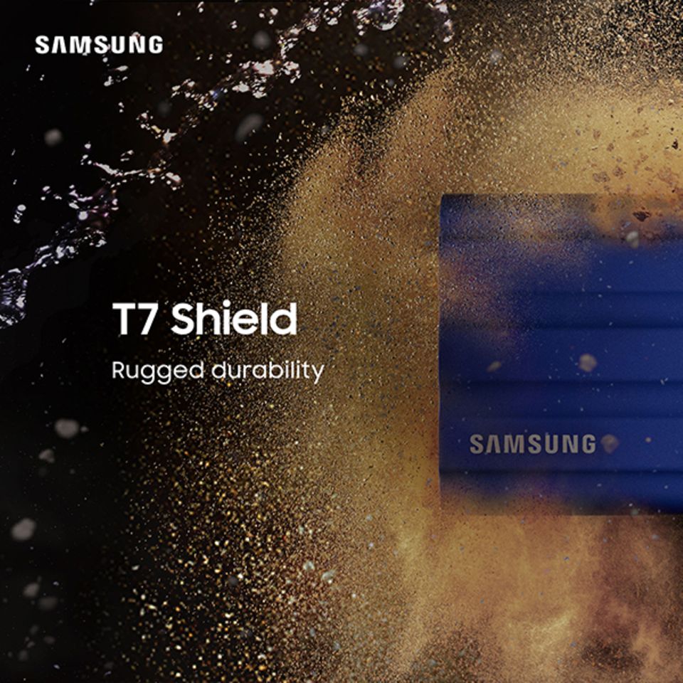 Samsung SSD T7 Shield: Robust & schnell