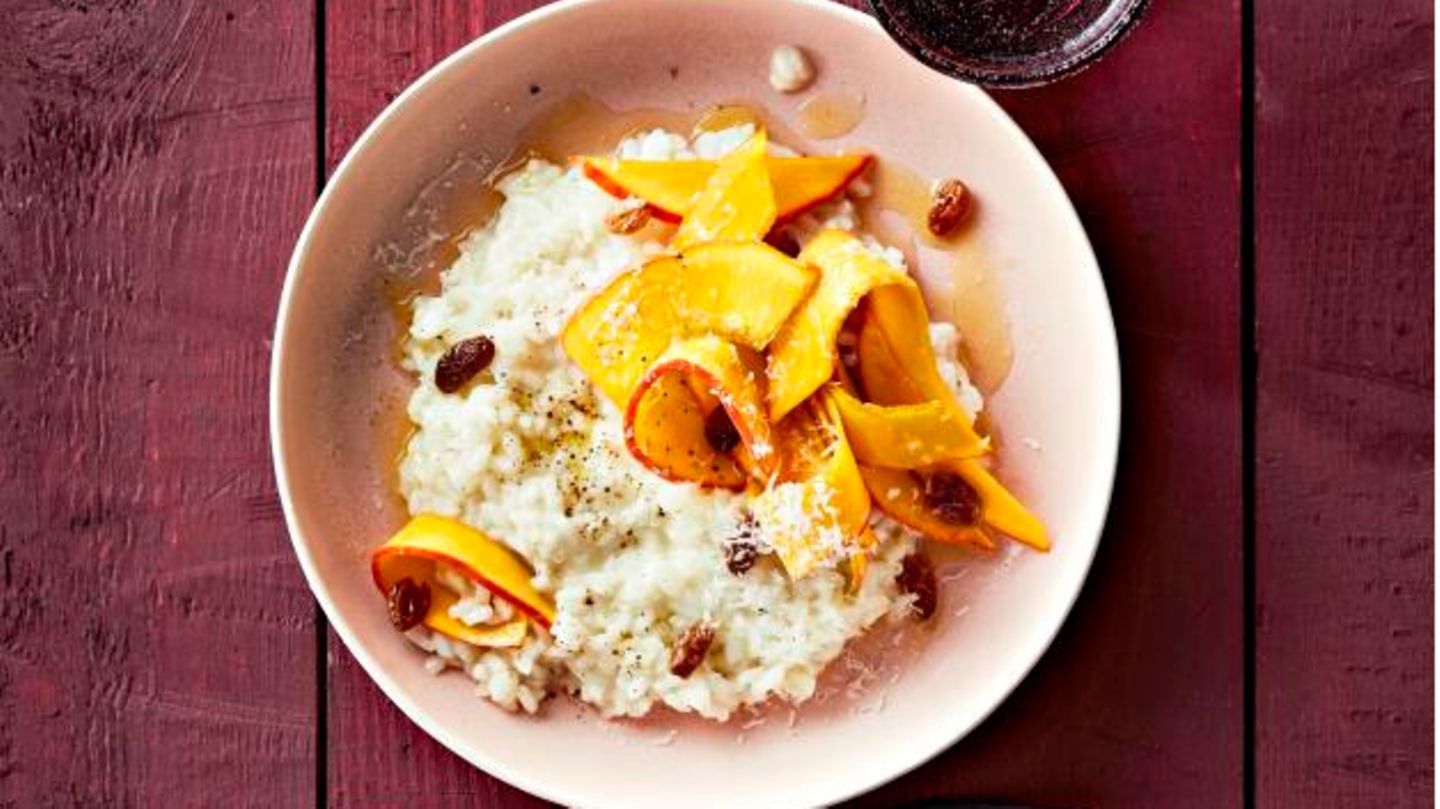 Risotto mit mariniertem Kürbis und Sultaninen | BRIGITTE.de