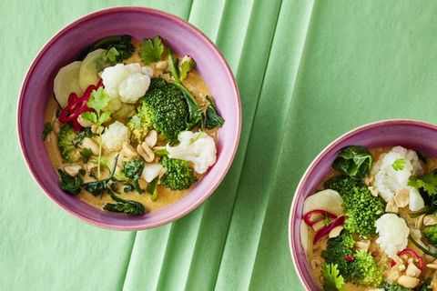 Thai-Curry mit Curly Kale