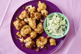 Blumenkohl-Wings mit Krautsalat