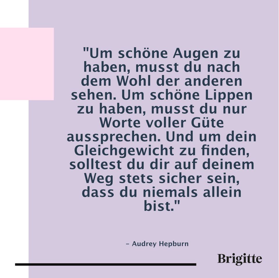 Die 15 schönsten Audrey Hepburn Zitate