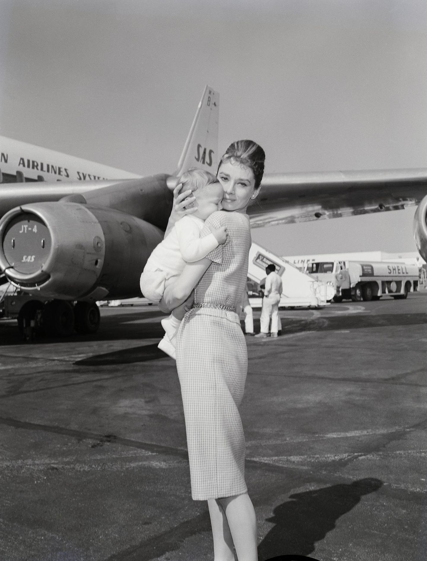 Audrey Hepburn mit Sohn Sean