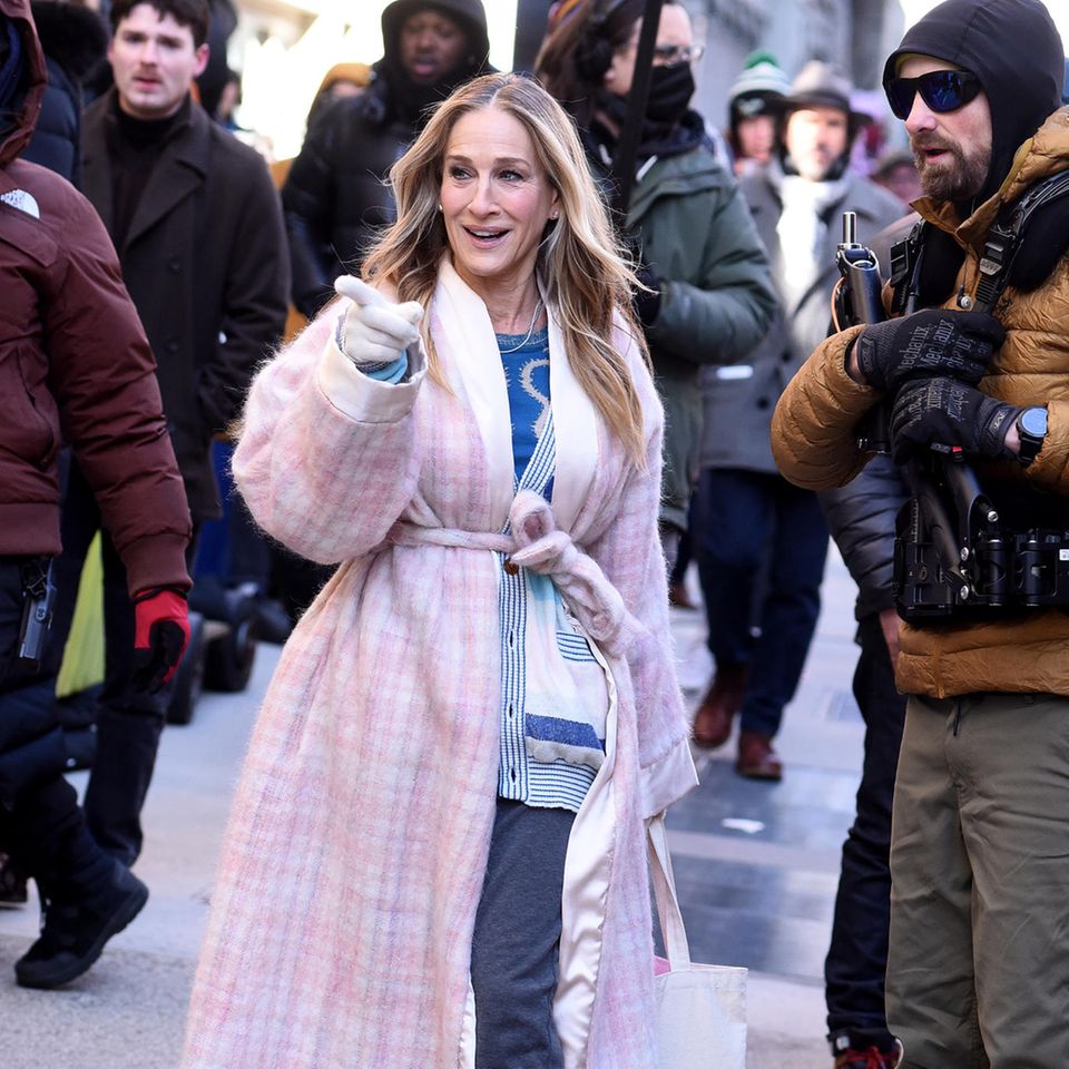 Sarah Jessica Parker am "And just like that"-Set
