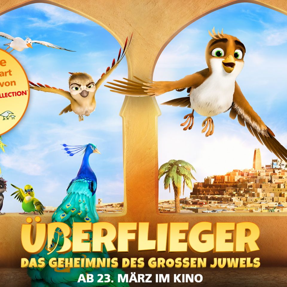 Gewinnspiel: ÜBERFLIEGER – DAS GEHEIMNIS DES GROSSEN JUWELS – ab 23. März im Kino!