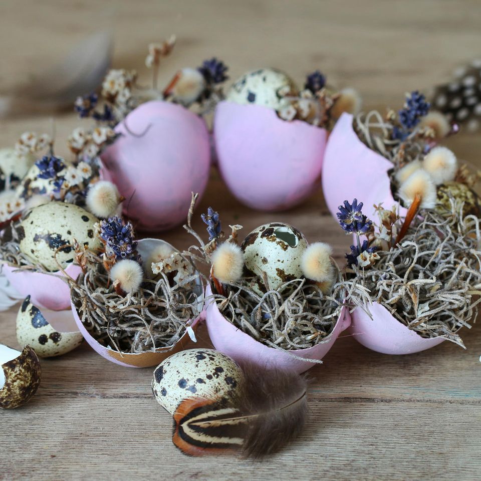 Osterkranz basteln: Originelle Ideen und Anleitungen | BRIGITTE.de