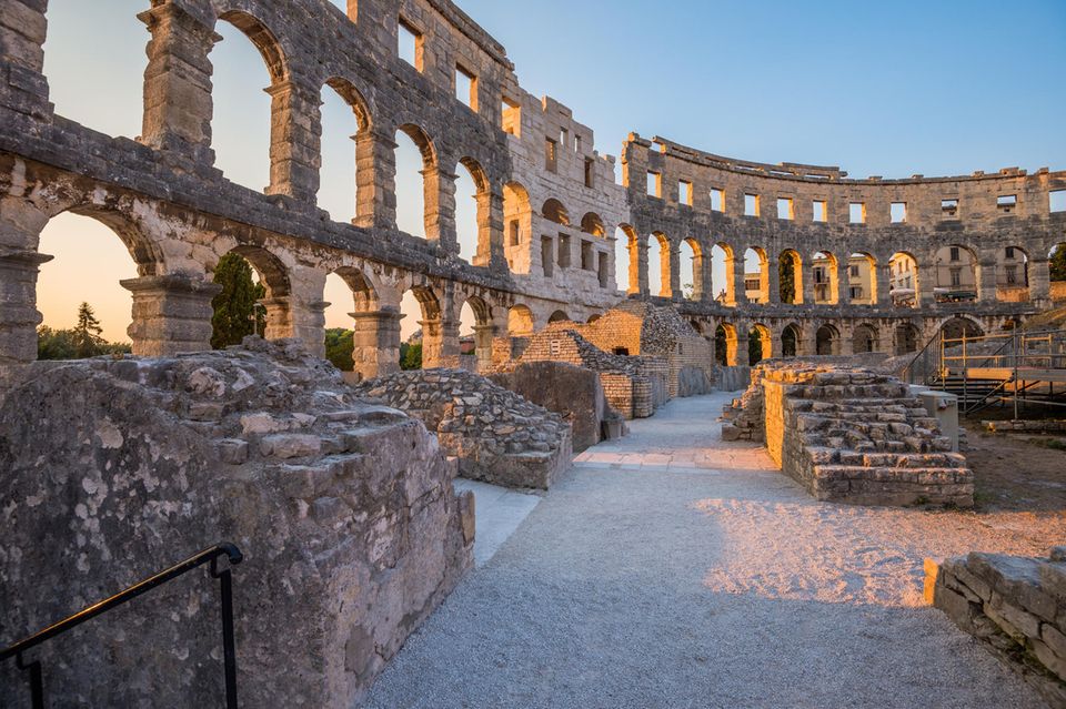 Bilderbuchstadt Istrien: Altes Amphitheater