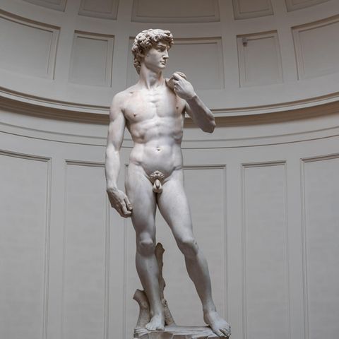 David-Statue von Michelangelo in der Galleria dell’Accademia