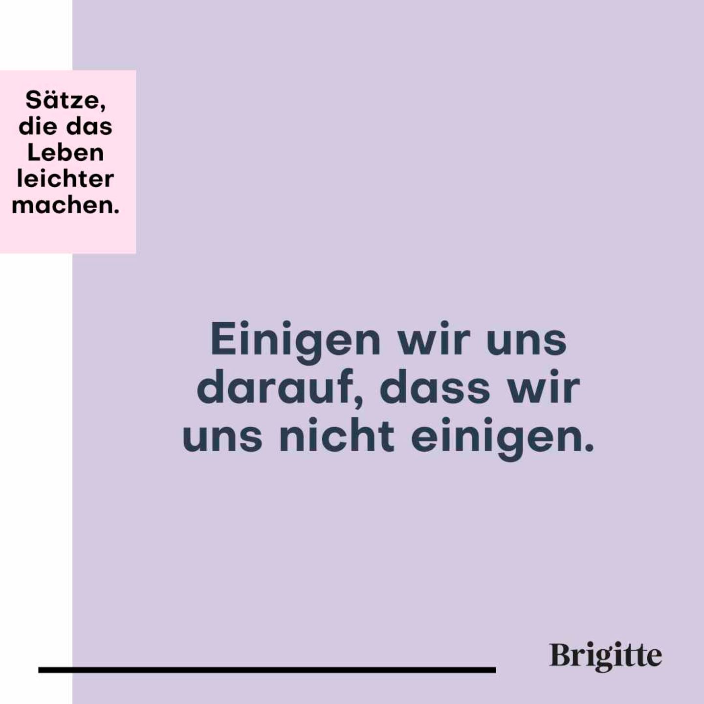 Manchmal verrennen wir uns in Diskussionen, bringen ein Argument nach dem anderen, sammeln noch mehr, um andere von unserer Meinung zu überzeugen, aber es klappt einfach nicht und das frustriert. Aber muss es immer einen Konsens geben? Brauchen wir immer die Bestätigung? Oder können wir uns auch einfach darauf einigen, uns in diesen Punkten nicht einig zu sein und das ebenso akzeptieren, um dann einfach ein anderes Thema zu besprechen, bei dem wir vielleicht mehr auf einer Linie sind? 
