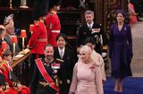 Krönung König Charles: Prinz Haakon, Prinzessin Mette Marit, Prinzessin Mary und Prinz Frederik