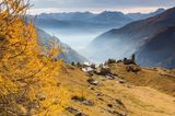Graubünden, Schweiz: Rifugio Alpe San Romerio