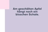 Wutanfall: Schlecht geschält