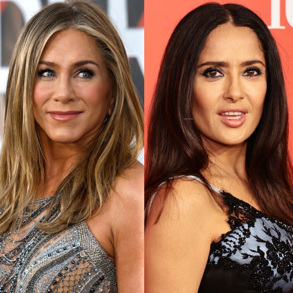 Jennifer Aniston und Salma Hayek