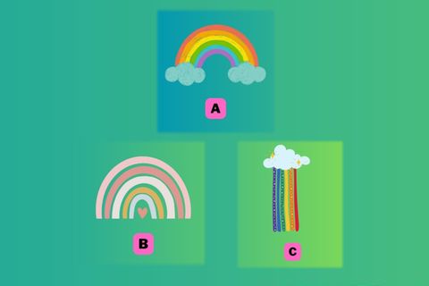Persönlichkeitstest: Wähle einen Regenbogen