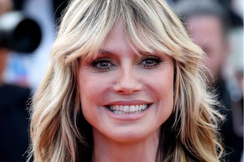 Heidi Klum: mit blonder Mähne