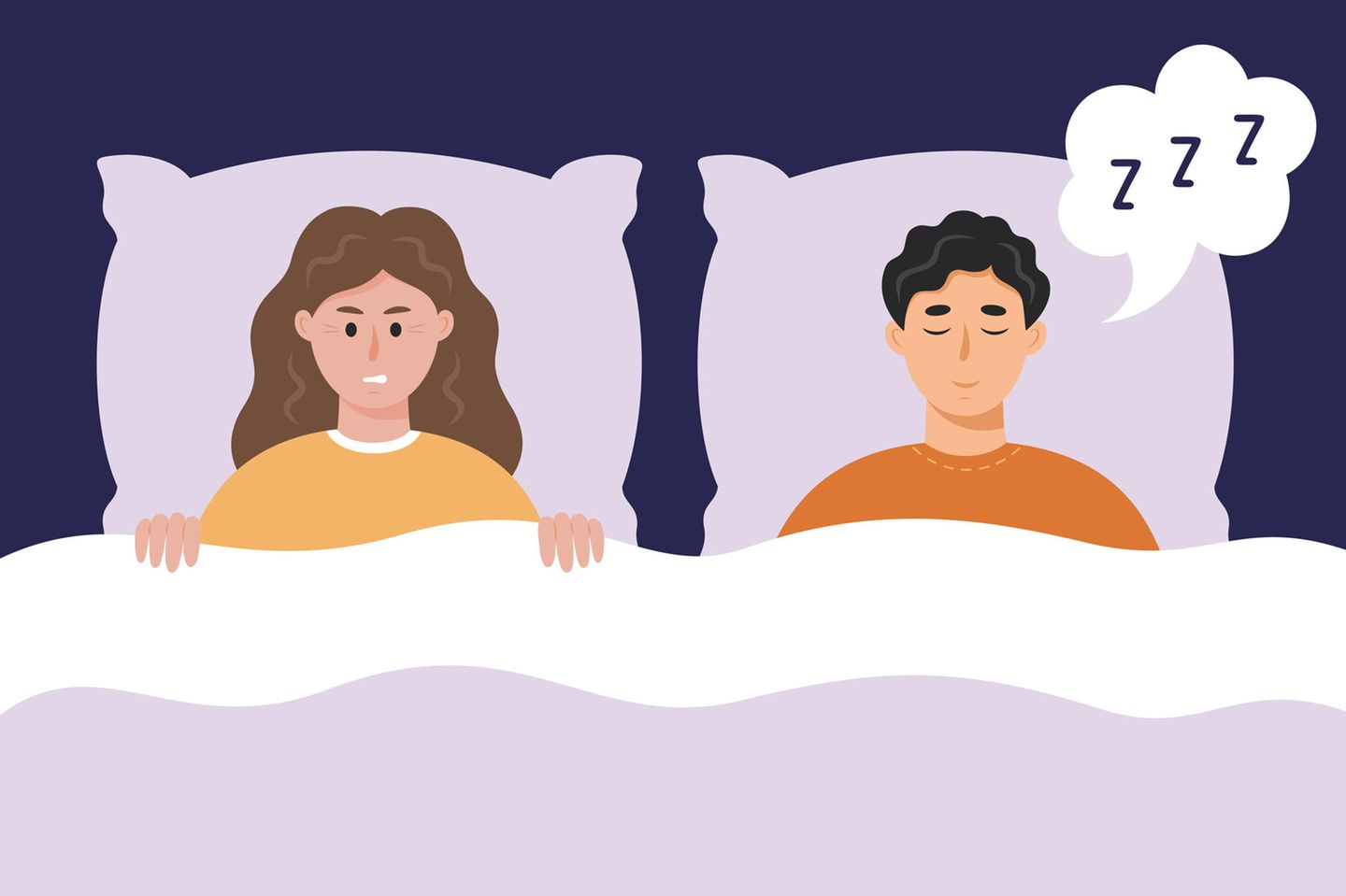 Frau wacht nachts neben Partner auf: Das bedeutet es, wenn du von der Trennung von deinem Schatz träumst