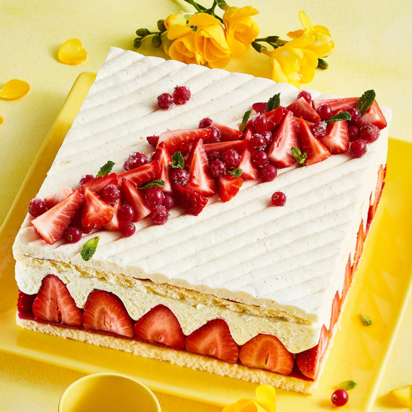 Erdbeer-Torte mit Buttercreme