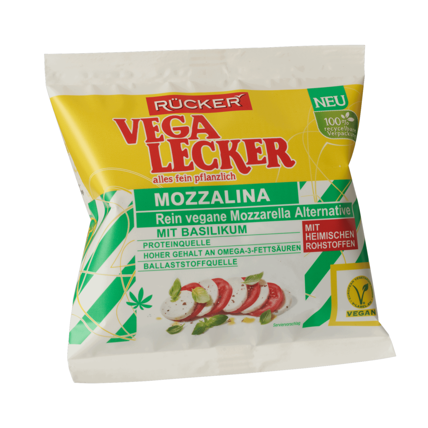 Rücker Vega-Lecker Mozzalina mit Basilikum