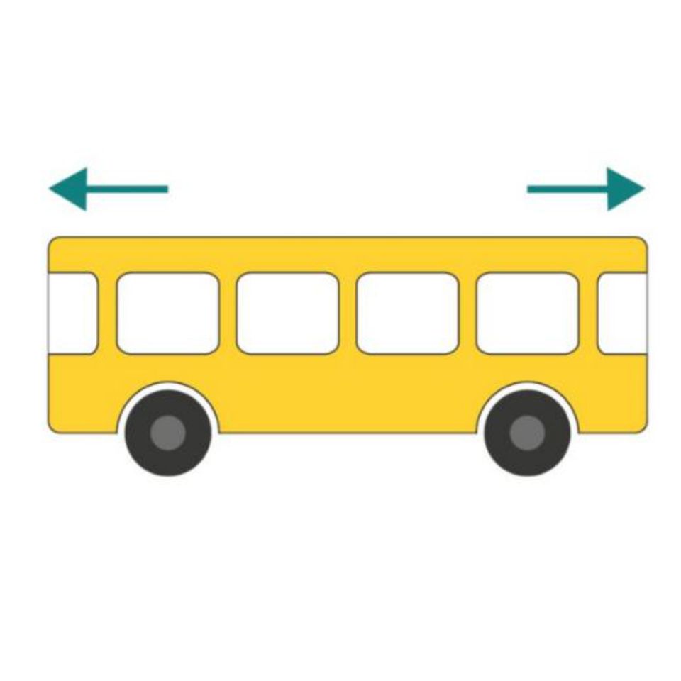 Bilderrätsel: In welche Richtung fährt der Bus?