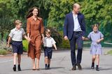 Royals erster Schultag: Prinz William, Princess Catherine, Prinz George und Prinz Louis