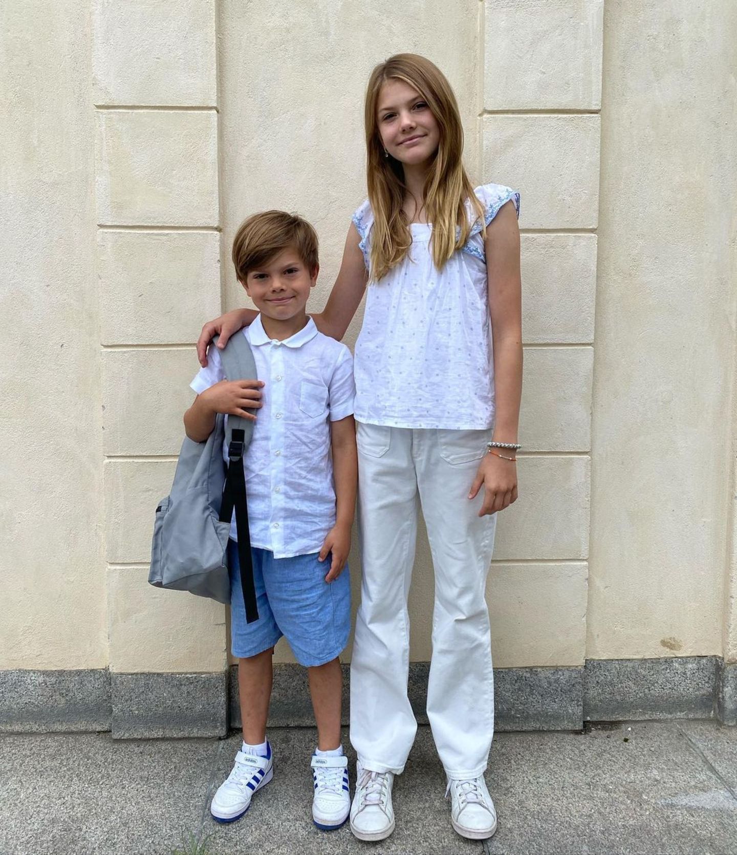 Royals erster Schultag: Prinz Oscar und Prinzessin Estelle von Schweden