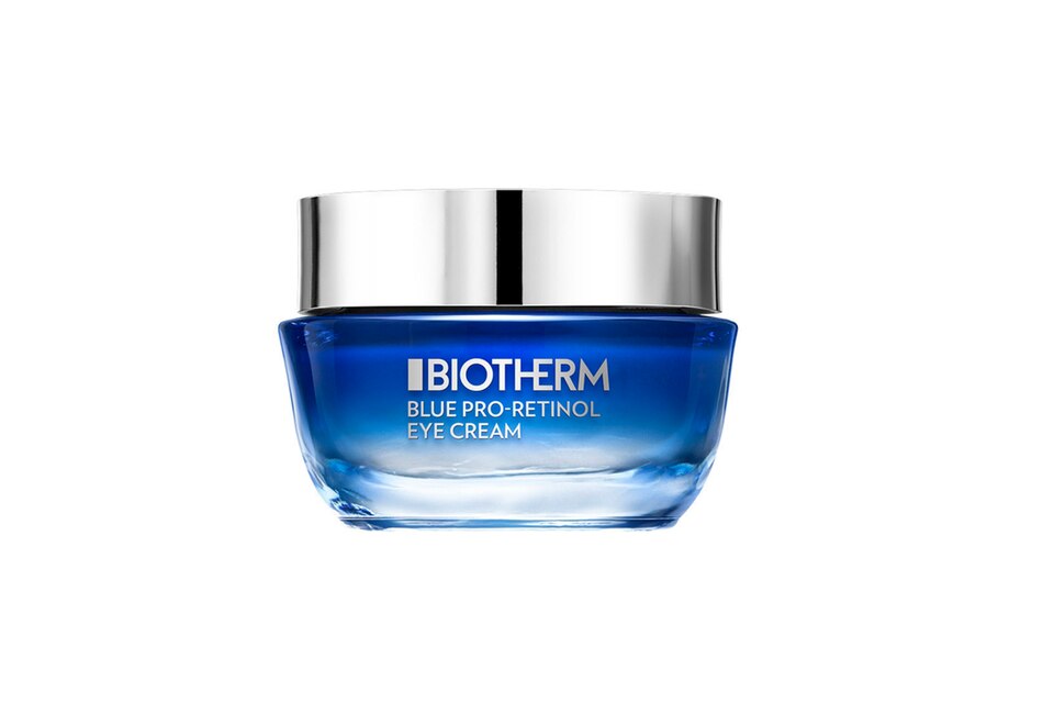 Anti-Age-Pflege: Beispielsweise „Blue Pro-Retinol Eye Cream“ von Biotherm, 15 ml ca. 59 Euro.
