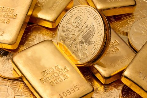 Gold als Geldanlage: Goldbarren und Goldmünzen