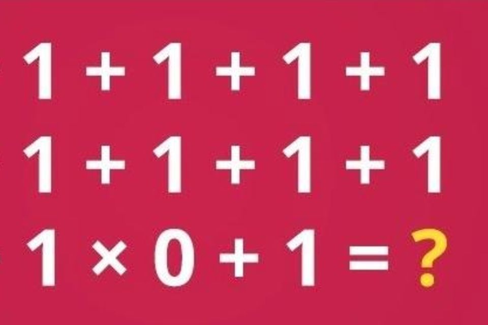 Rätsel: Kannst du diese Rechenaufgabe in nur 15 Sekunden lösen?