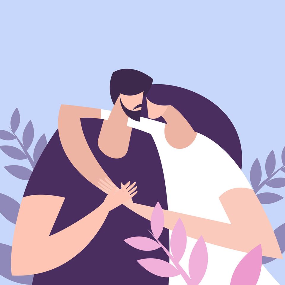 Illustration Paar: 5 Schwierigkeiten, die wir in einer Beziehung dringend normalisieren sollten