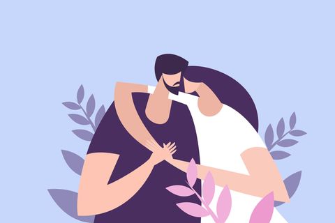 Illustration Paar: 5 Schwierigkeiten, die wir in einer Beziehung dringend normalisieren sollten