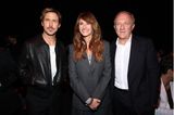 Hollywood-Hochkaräter in der Gucci-Front-Row: Ryan Gosling und Julia Roberts mit Unternehmer François-Henri Pinault.