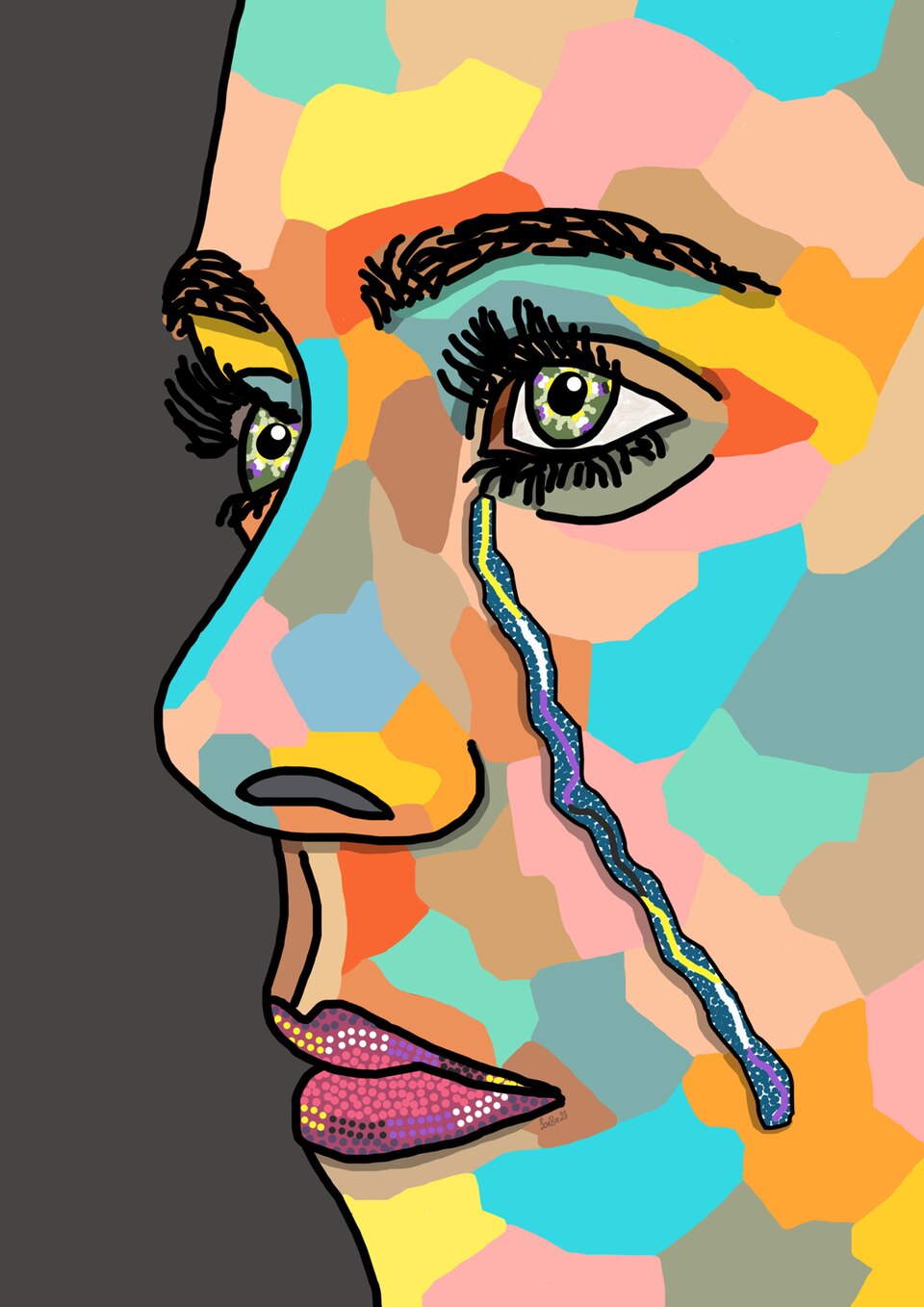 Was macht Macht-Ausstellung: Gemälde von LouBa