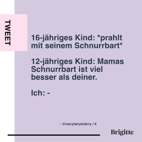 Kindersprüche "Mama sagt, du bist nicht charmant, sondern nur am