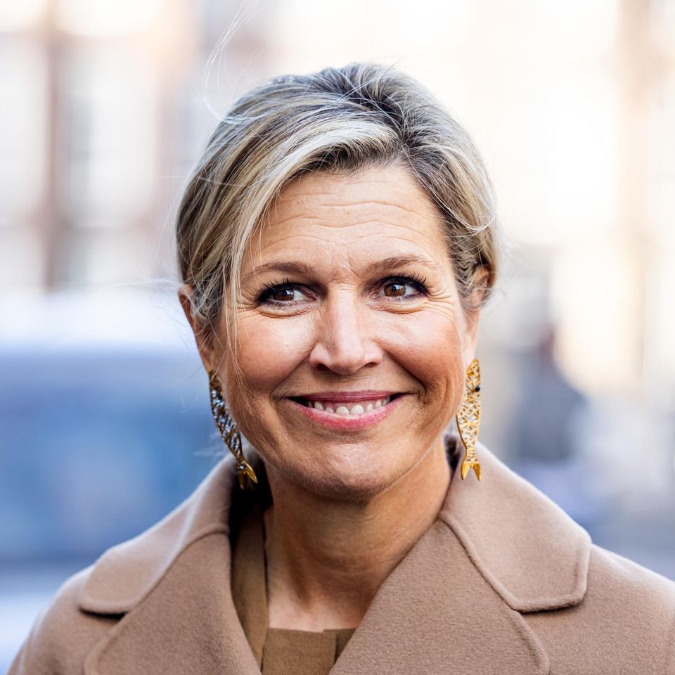 Königin Máxima hat bei der Frage-und-Antwort-Runde über Finanzbildung in Den Haag gut lachen! Ob dahinter wohl die Freude über den perfekten Schmuck für ihren winterlichen Look steckt? Dieser erinnert nämlich aufgrund seiner Fischform nicht nur an einen Tag am Meer, sondern ist auch noch ein waschechtes Schnäppchen ...