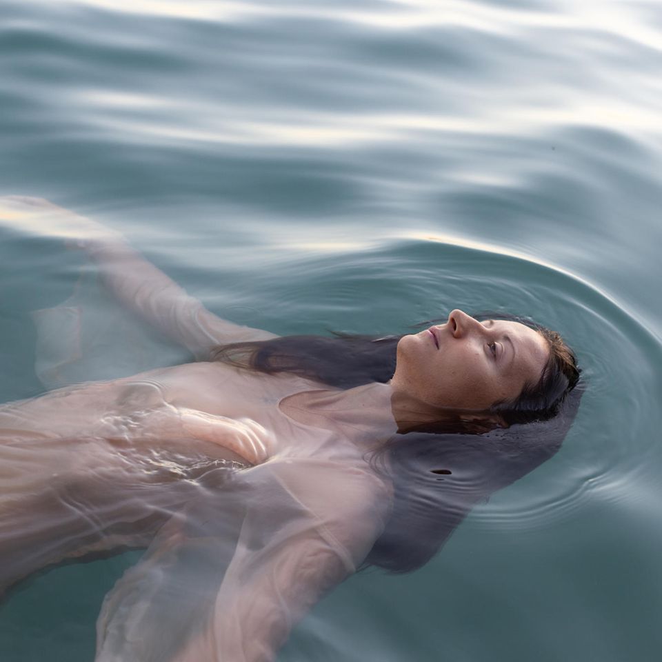 Frau im Wasser