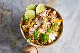 Lauwarmer Asia-Salat mit Reis
