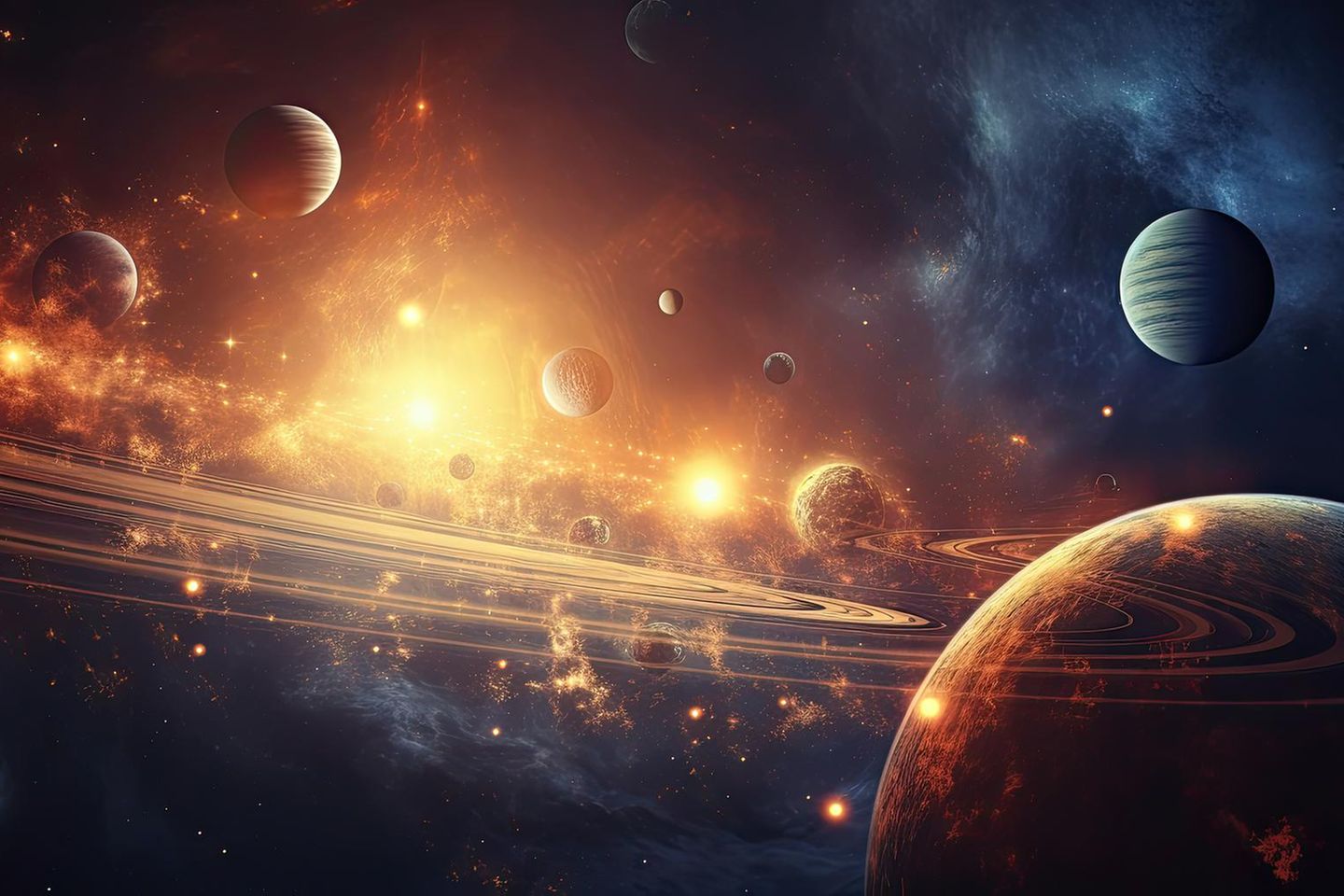 Astro-Highlights 2024: Planeten und Sterne